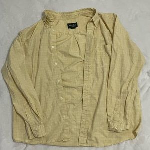 Eddie Bauer Long Sleeve Mens Dress Shirt